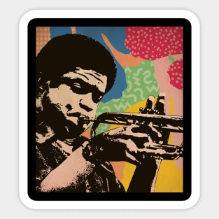 Vintage Poster - Freddie Hubbard Style Sticker